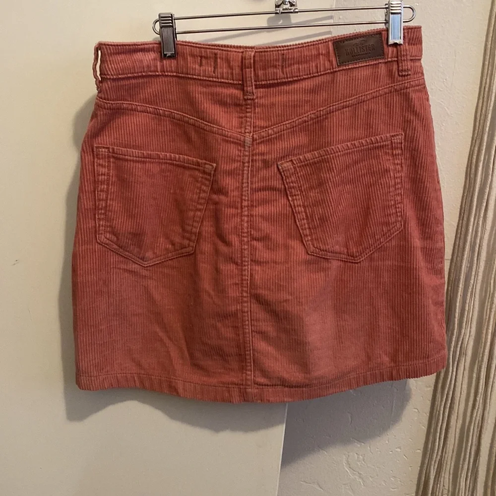pink corduroy skirt - Picture 2 of 2
